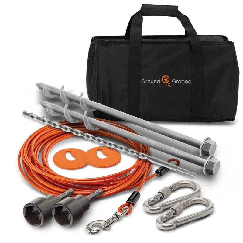 Load image into Gallery viewer, Grounded Paws Dog Tie Down Kit - Trail and Timber Co
