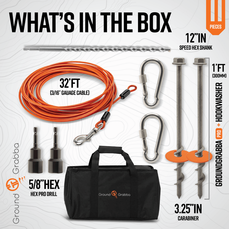 Load image into Gallery viewer, Grounded Paws Dog Tie Down Kit - Trail and Timber Co
