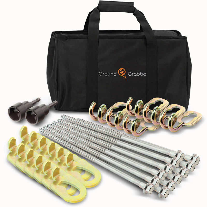 Load image into Gallery viewer, GroundGrabba Tent Camping Kit
