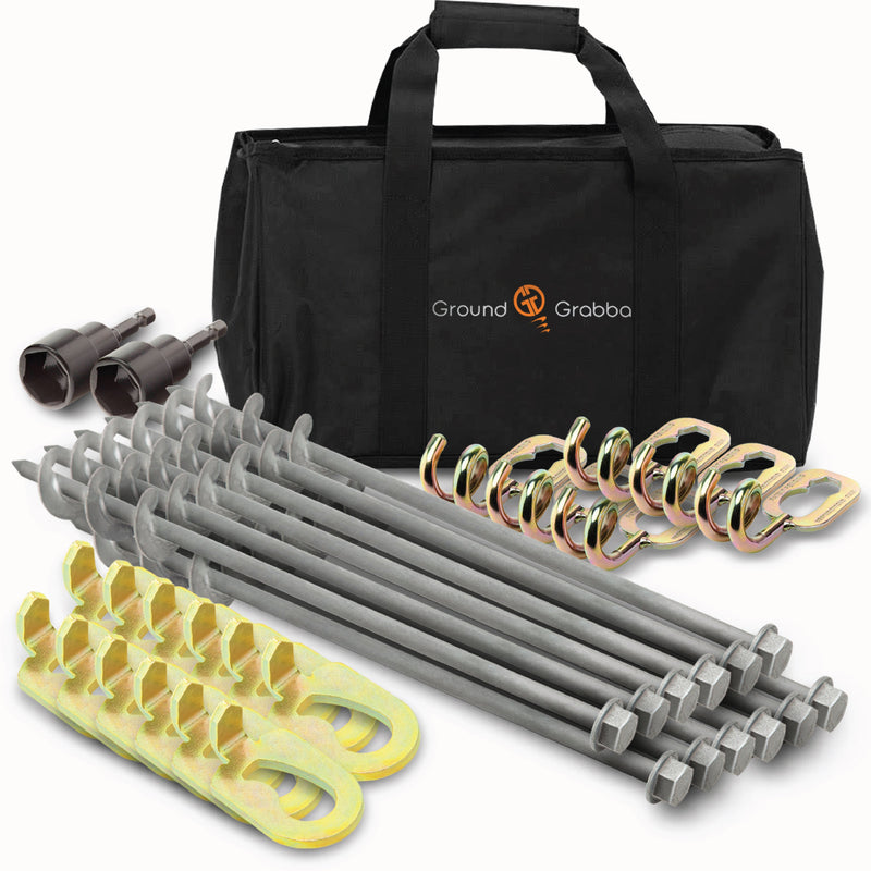 Load image into Gallery viewer, GroundGrabba Tent Camping Kit
