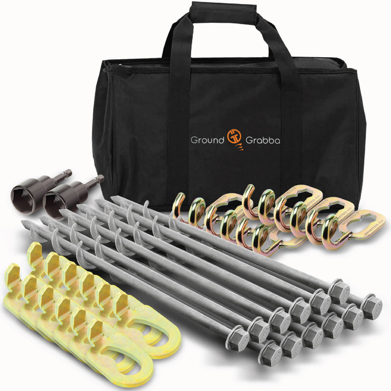 Load image into Gallery viewer, GroundGrabba Tent Camping Kit
