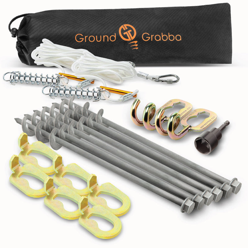 Load image into Gallery viewer, GroundGrabba Tent Camping Kit
