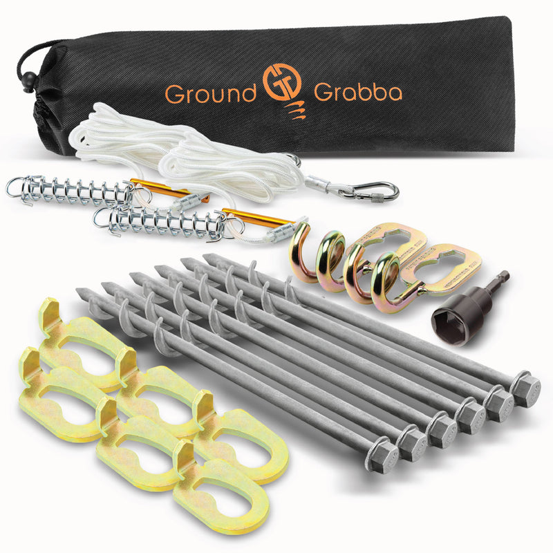 Load image into Gallery viewer, GroundGrabba Tent Camping Kit

