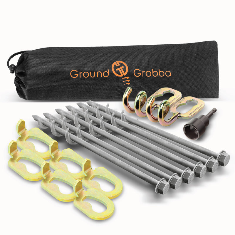 Load image into Gallery viewer, GroundGrabba Tent Camping Kit
