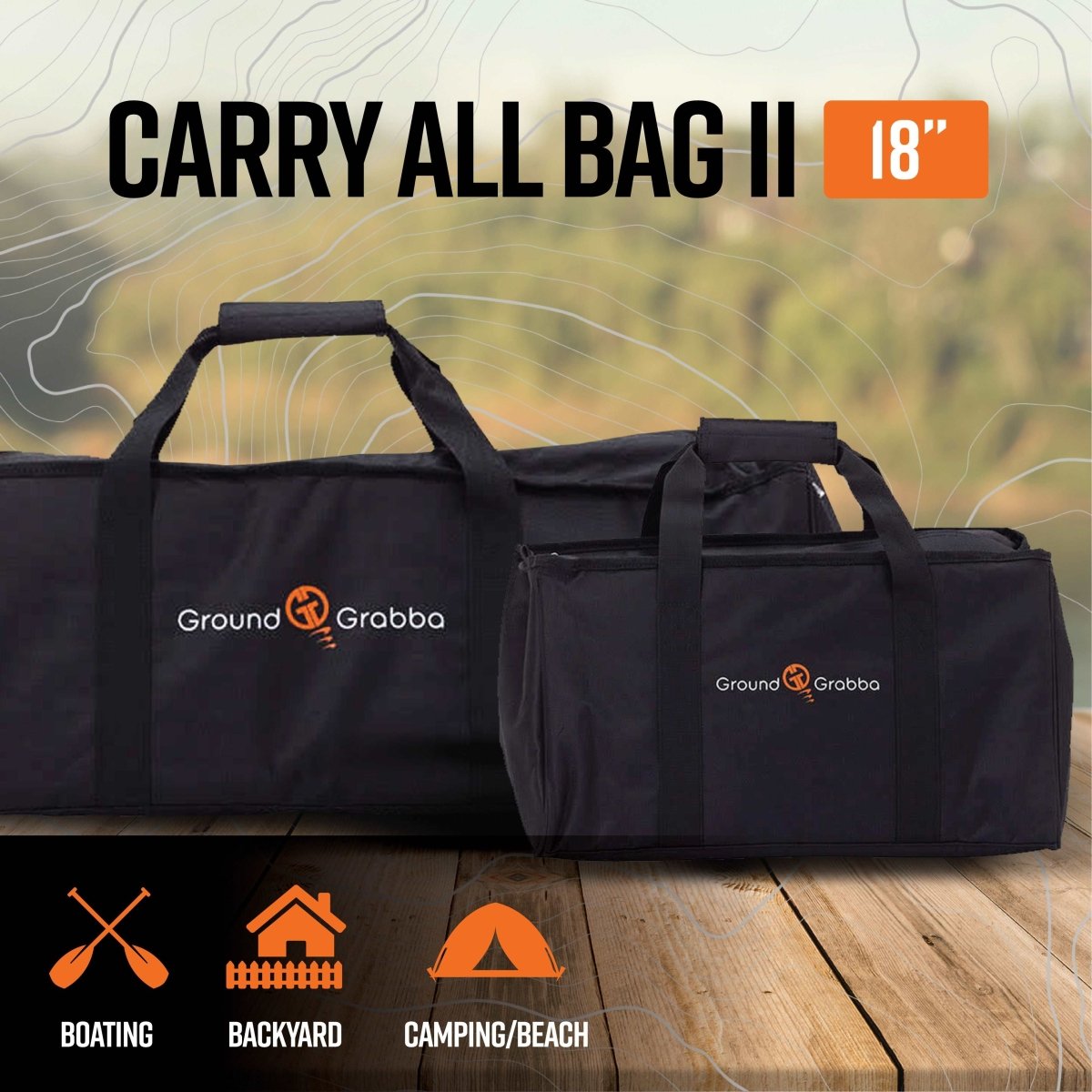 GroundGrabba Carry - All Bag I - Trail and Timber Co