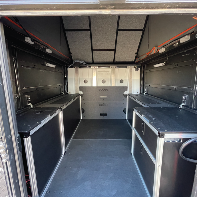 Alu-Cab Alu-Cabin Canopy Camper - Toyota Tundra 2022-Present 3rd Gen. - Rear Utility Module