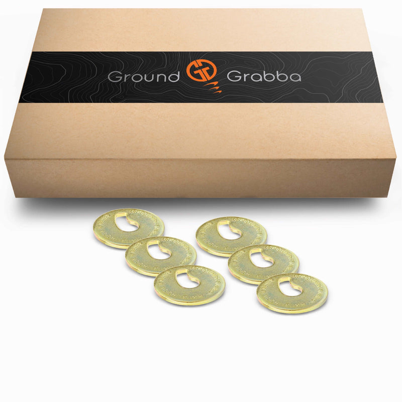 Load image into Gallery viewer, GroundGrabba Tear Drop HookWasher 6 and 12 Pack
