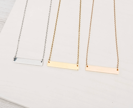Necklace Horizontal Blank - Trail and Timber Co
