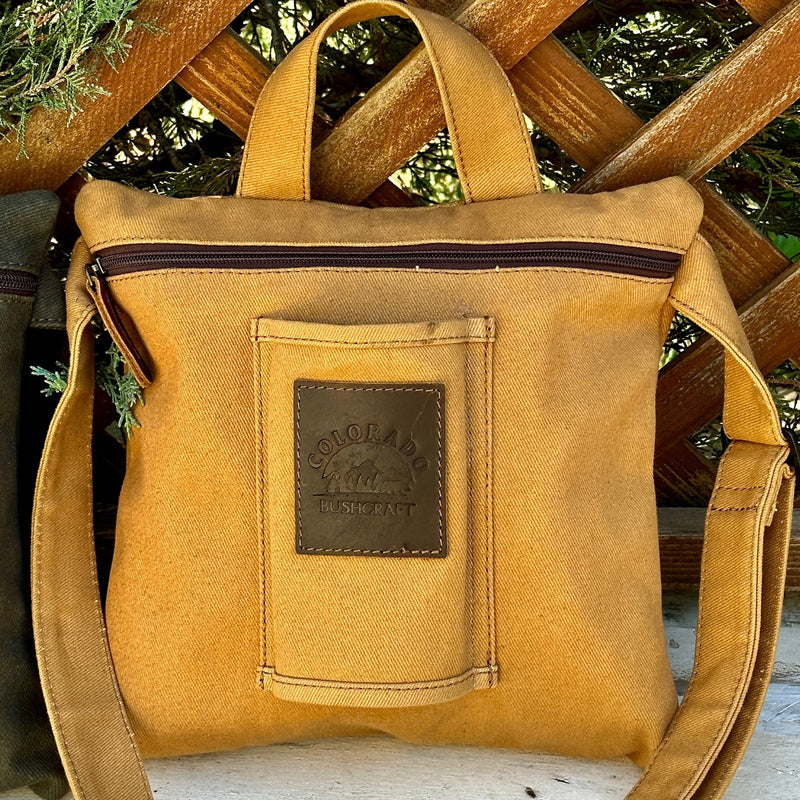 Load image into Gallery viewer, The Daytripper Waxed Canvas Bushcraft Hybrid Haversack / Messenger Bag
