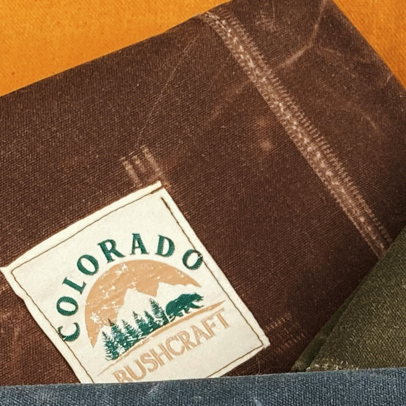 Load image into Gallery viewer, Medium Deluxe Waxed Canvas Bushcraft Ground Cloth (Various Colors)
