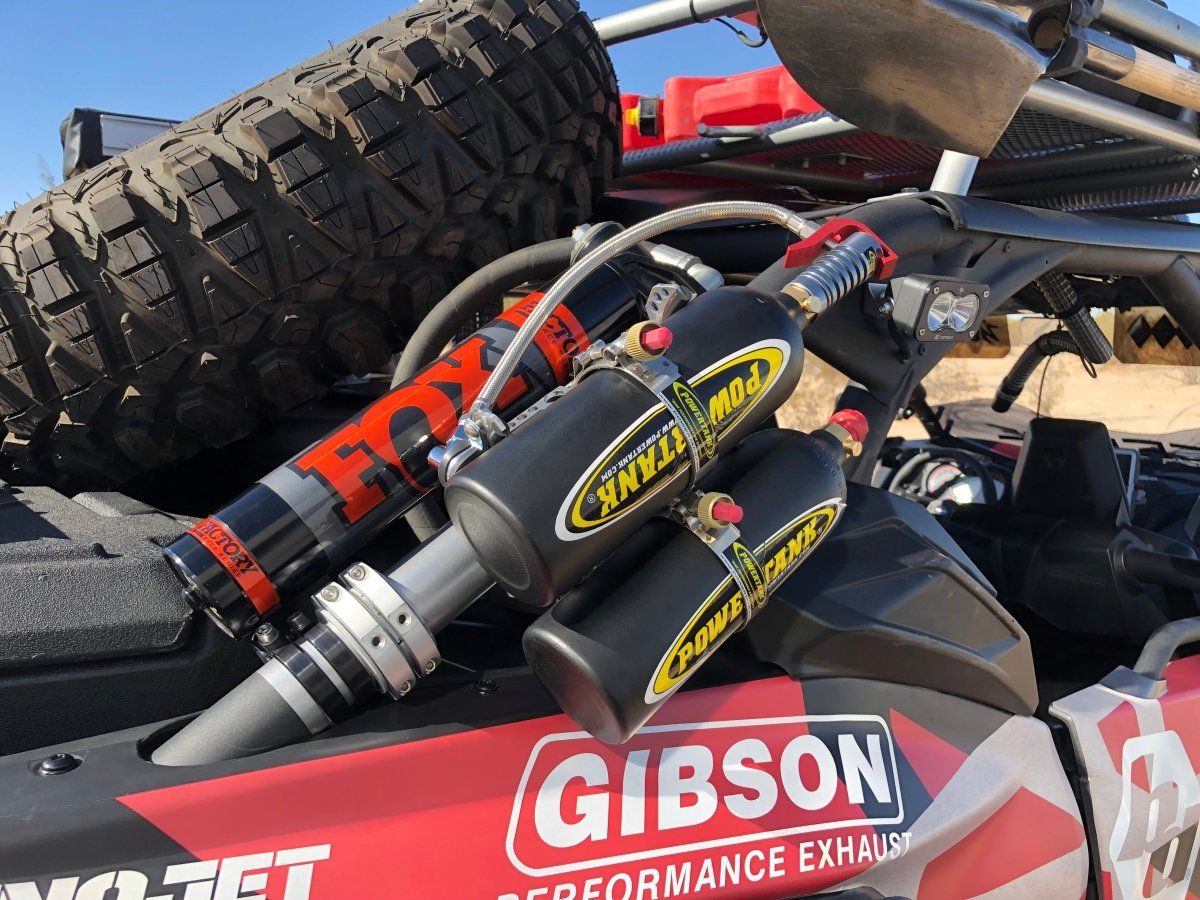 Double Barrel Bracket Power Shot™ Trigger - SXS Two Bottle CO2 Air Up System Power Tank - Trail and Timber Co