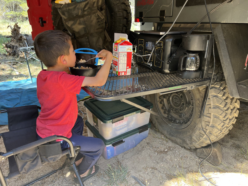 Load image into Gallery viewer, Medium Aluminum Camping Tire Table
