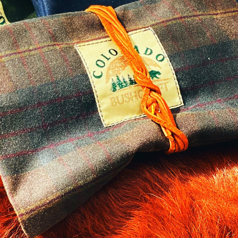 Load image into Gallery viewer, Handmade Waxed Canvas Bushcraft Roll Pouch For Pipe Tobacco Stove EDC  (Various Colors)
