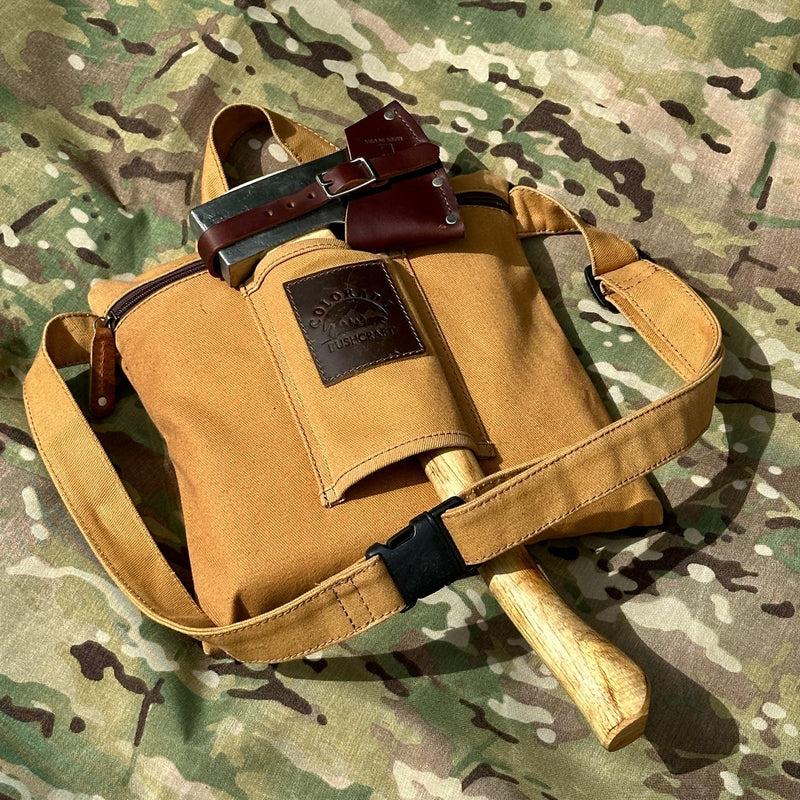 Load image into Gallery viewer, The Daytripper Waxed Canvas Bushcraft Hybrid Haversack / Messenger Bag

