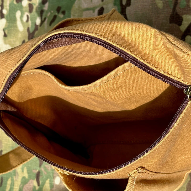 Load image into Gallery viewer, The Daytripper Waxed Canvas Bushcraft Hybrid Haversack / Messenger Bag
