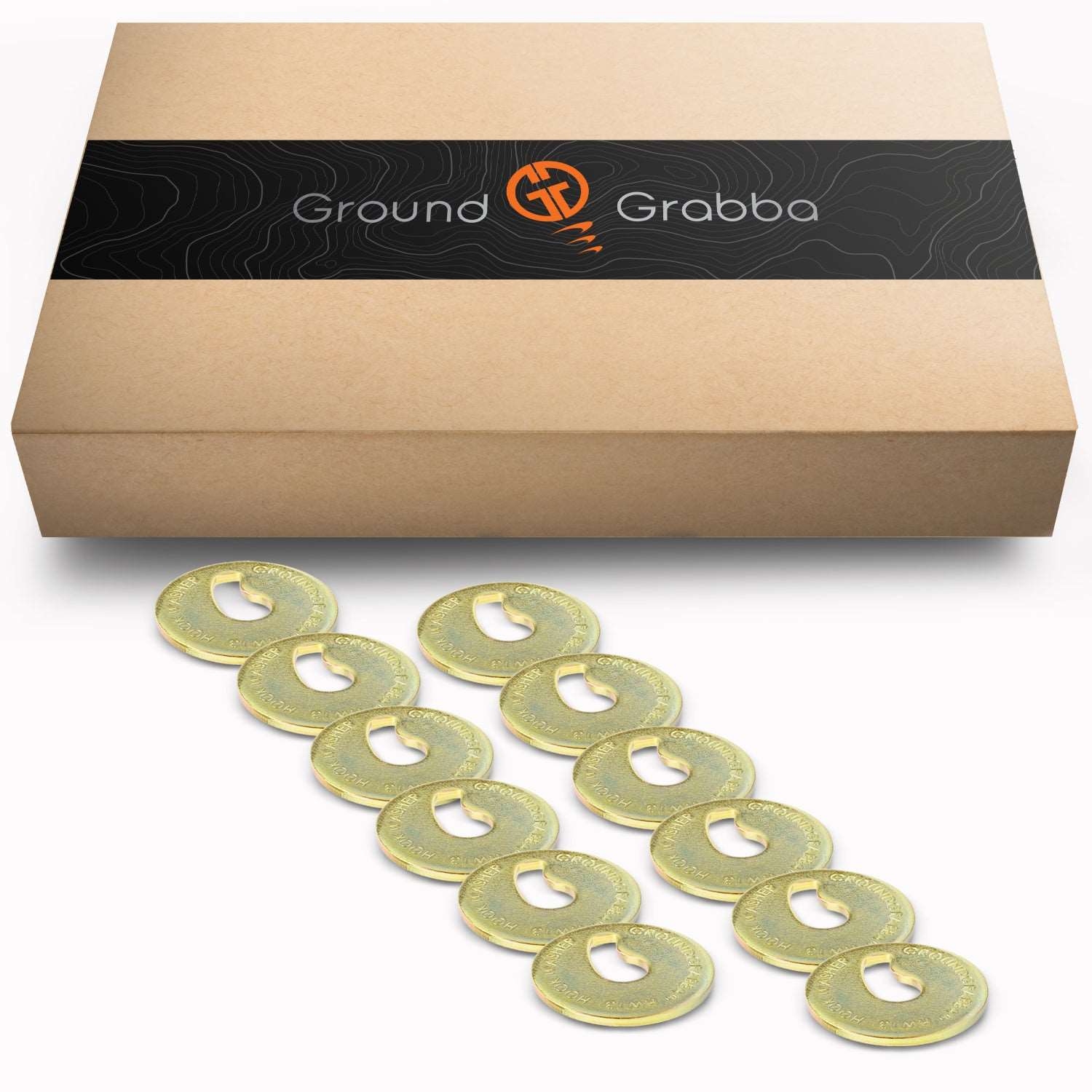 GroundGrabba Tear Drop HookWasher 6 and 12 Pack - Trail and Timber Co