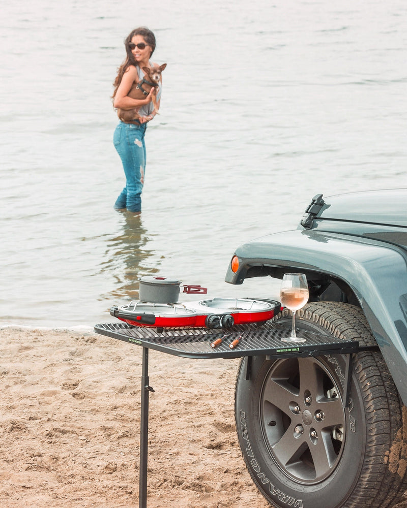 Load image into Gallery viewer, Medium Steel Camping Tire Table

