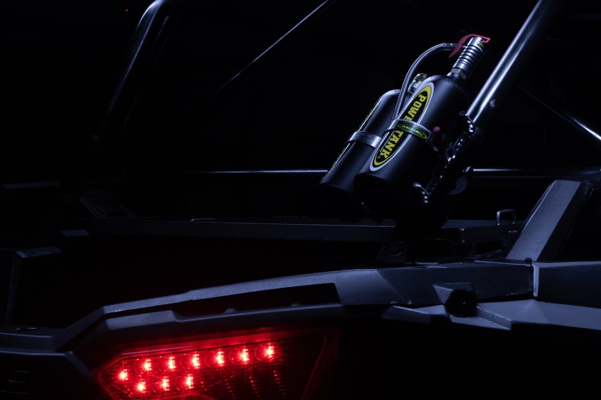 Double Barrel Bracket Power Shot™ Trigger - SXS Two Bottle CO2 Air Up System Power Tank - Trail and Timber Co