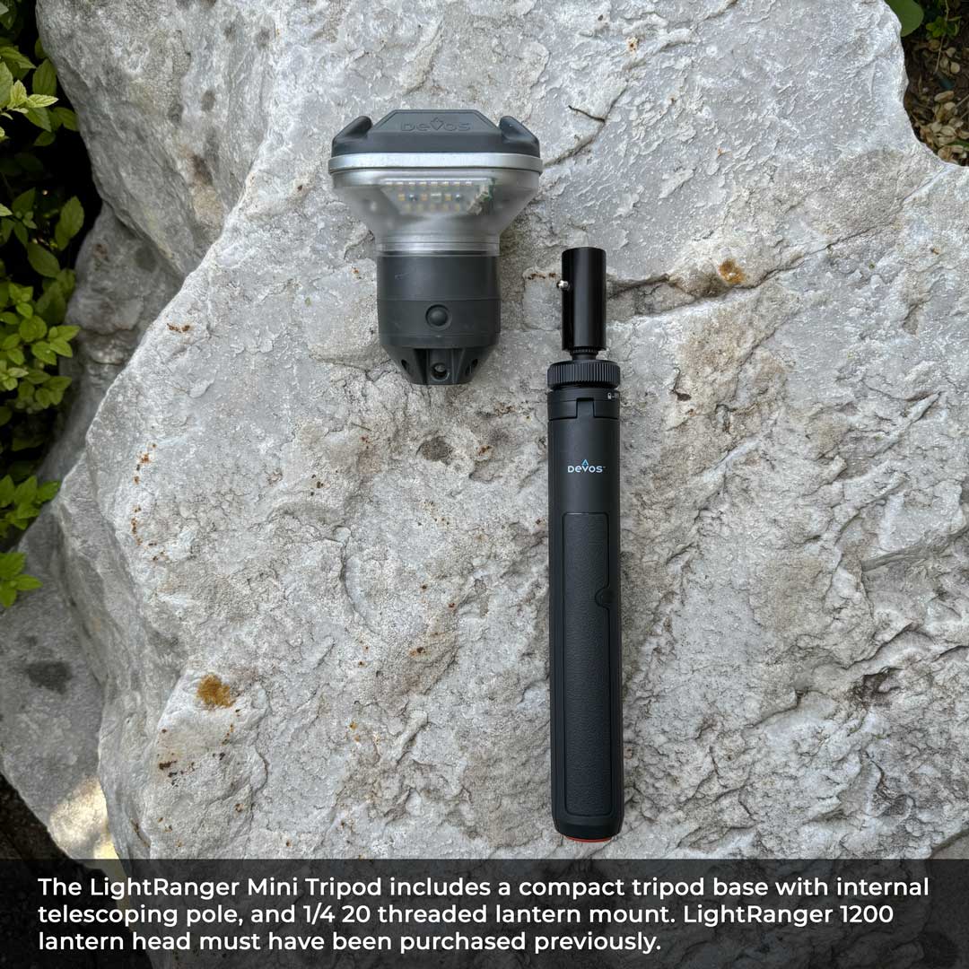 Mini Tripod with Quarter 20 Mount - Trail and Timber Co