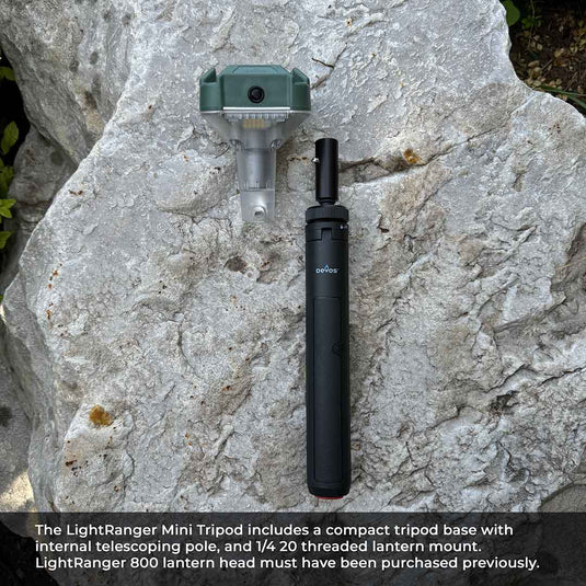 Mini Tripod with Quarter 20 Mount - Trail and Timber Co