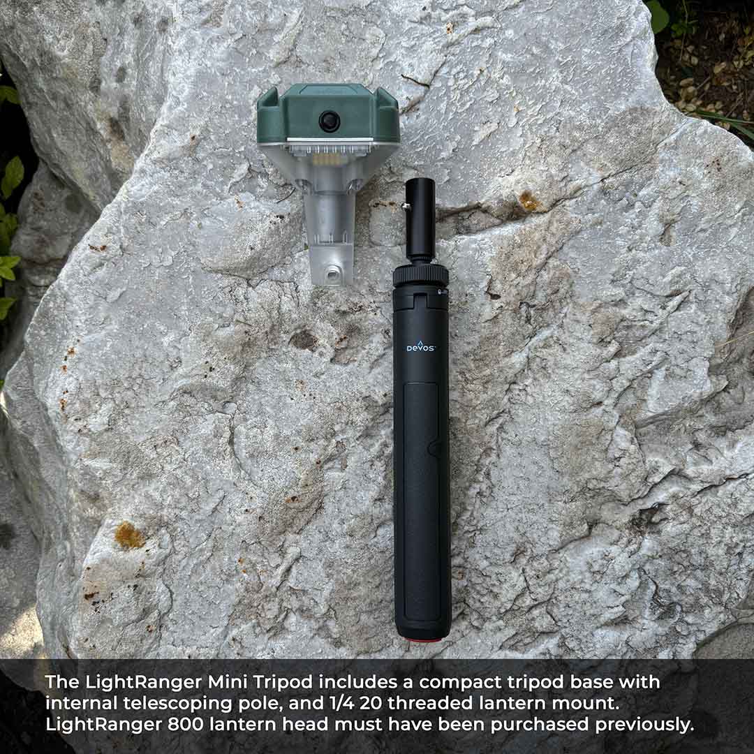 Mini Tripod with Quarter 20 Mount - Trail and Timber Co