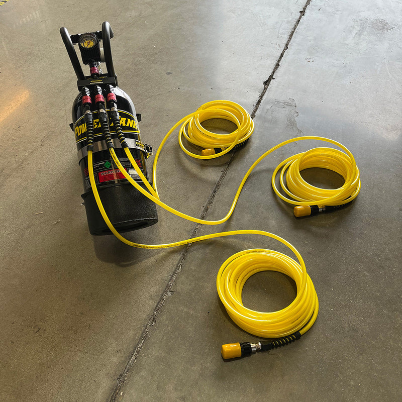 Load image into Gallery viewer, Air Hose Manifold Triple Outlet Power Tank
