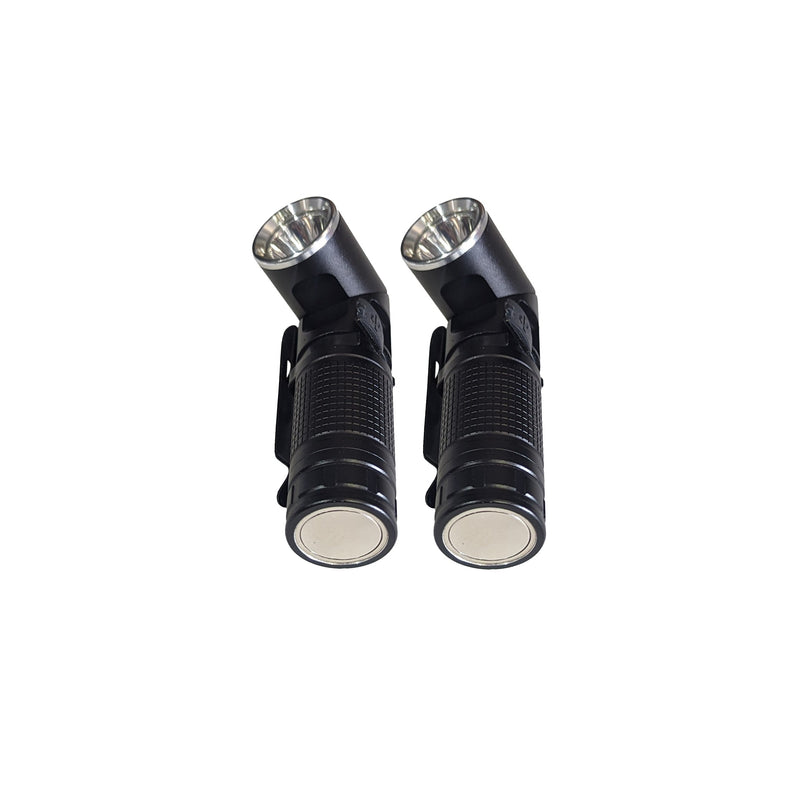 Load image into Gallery viewer, Power Light - Rechargeable Flashlight with Swivel Head, Magnet, Clip, Two Brightness Levels - BUY MORE SAVE MORE WITH A MULTI-PACK!
