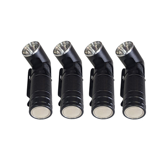 Power Light - Rechargeable Flashlight with Swivel Head, Magnet, Clip, Two Brightness Levels - BUY MORE SAVE MORE WITH A MULTI-PACK!