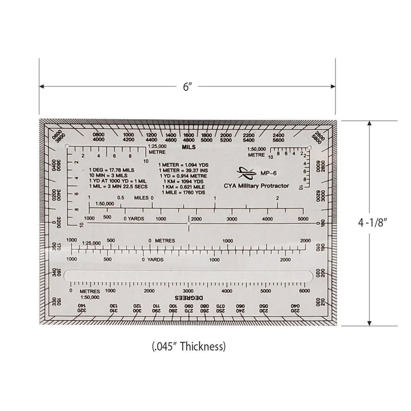 Load image into Gallery viewer, Military Map Protractor 2-Pack Set -  Coordinate Scales for Map Reading and Navigation
