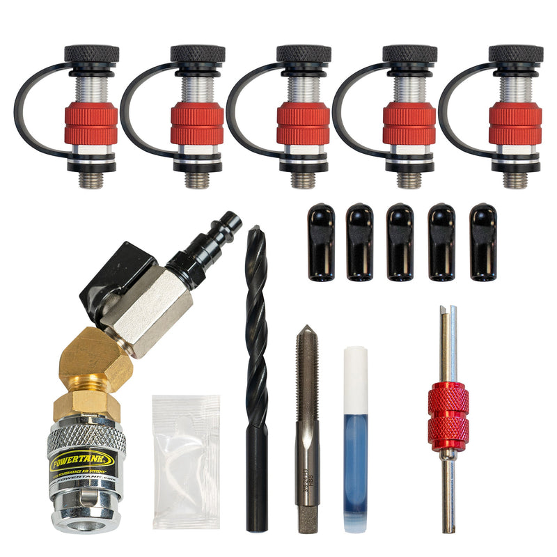 Load image into Gallery viewer, Monster Valve™ Tap3 (3/8-24) 5 pack with Install tools
