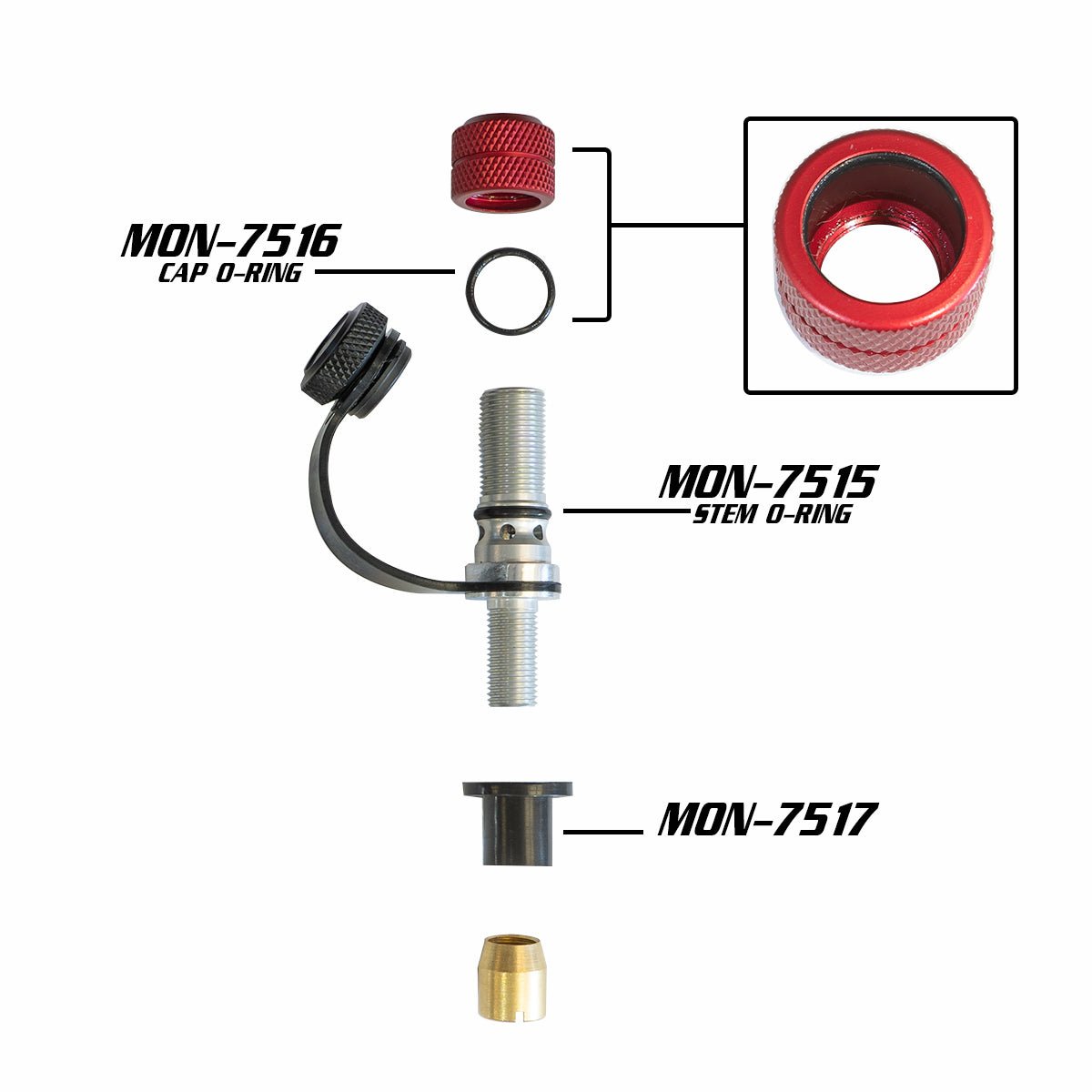 Monster Valve™ Rebuild Kit (x5) - Trail and Timber Co