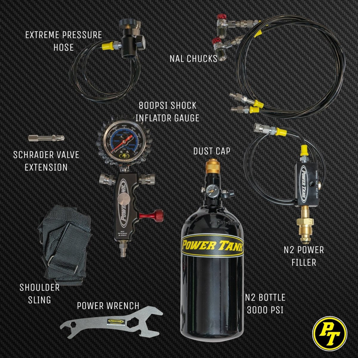 ORI Shock Boss™ V2 - 800 psi Dual Fill Strut Inflator - Portable Nitrogen Shock Tuning Kit - Trail and Timber Co