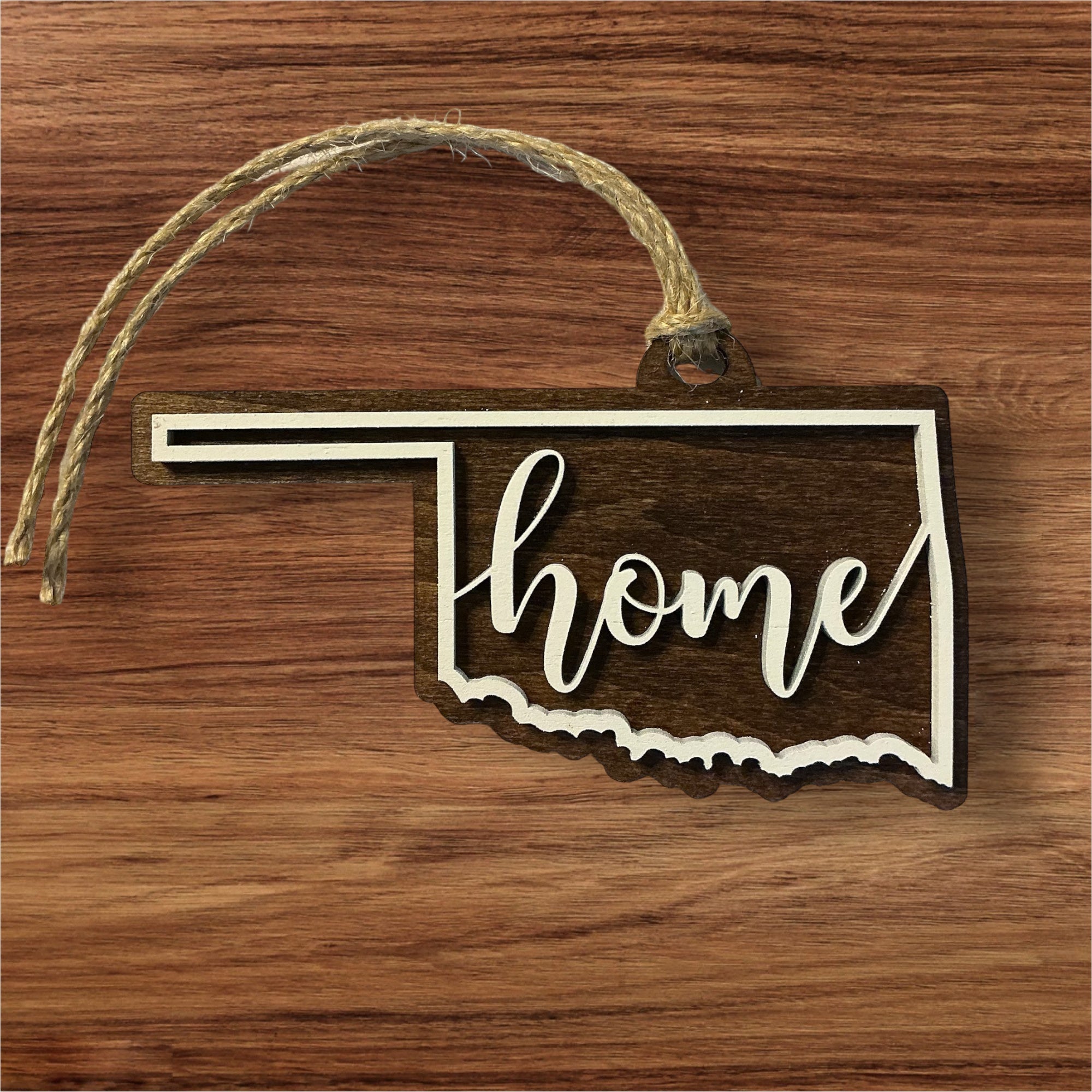 Oklahoma "Home" Ornament