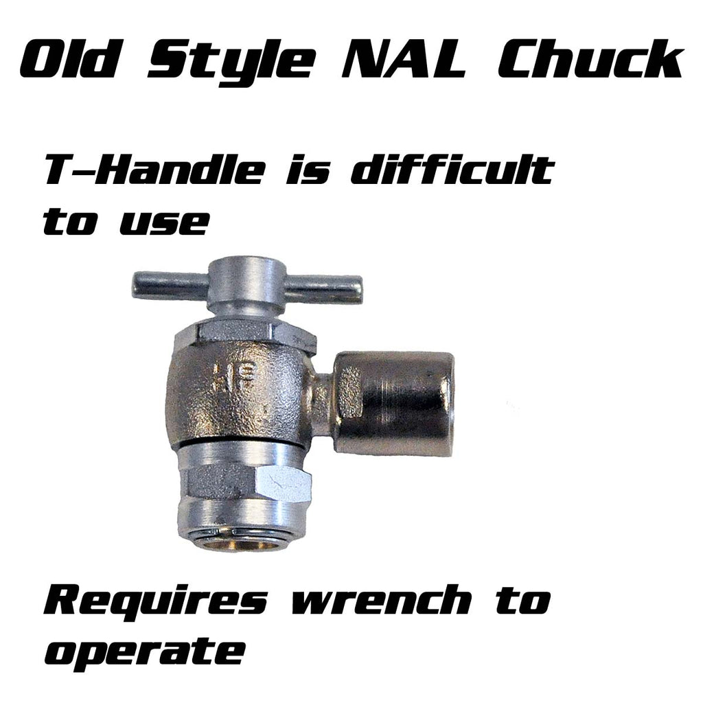 PT Shock Chuck™ - No Air Loss Tire and Shock chuck for hi - pressure applications - 1000 psi WP - Trail and Timber Co