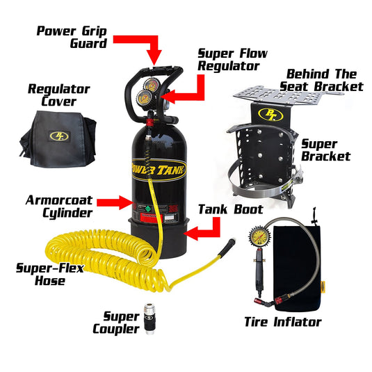 10 lb. BTS Edition Power Tank - Fits 4 Door Wranglers JKU & JLU
