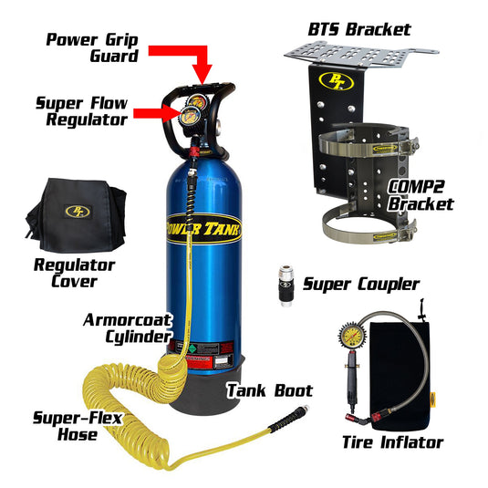 15 lb. BTS Edition Power Tank - Fits 4 Door Wranglers JKU & JLU