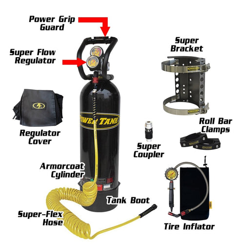 15 lb. Roll Bar Power Tank (fits all 1.5 - 2.5" rollbars/tubes) - Trail and Timber Co