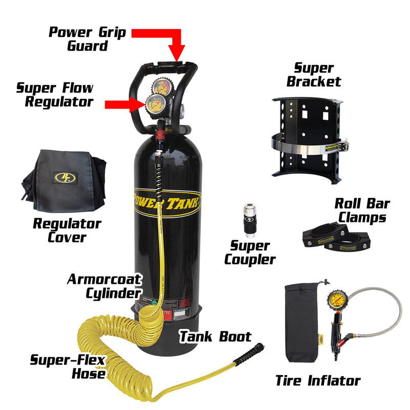 Load image into Gallery viewer, 15 lb. Roll Bar Power Tank (fits all 1.5-2.5&quot; rollbars/tubes)
