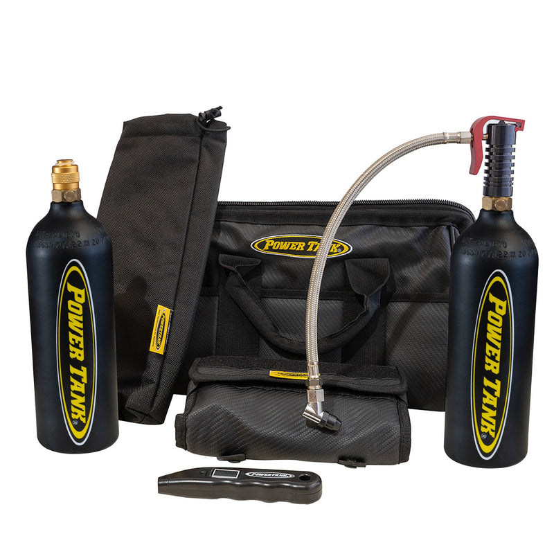Load image into Gallery viewer, Crossover Tire Air-Up and Repair Kit with Mini Power Tank CO2 Air Source
