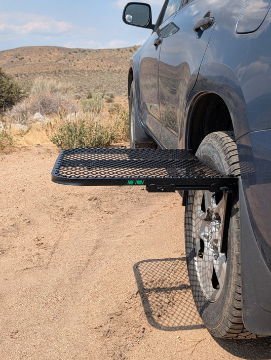 SMALL -  Aluminum Camping Tire Table