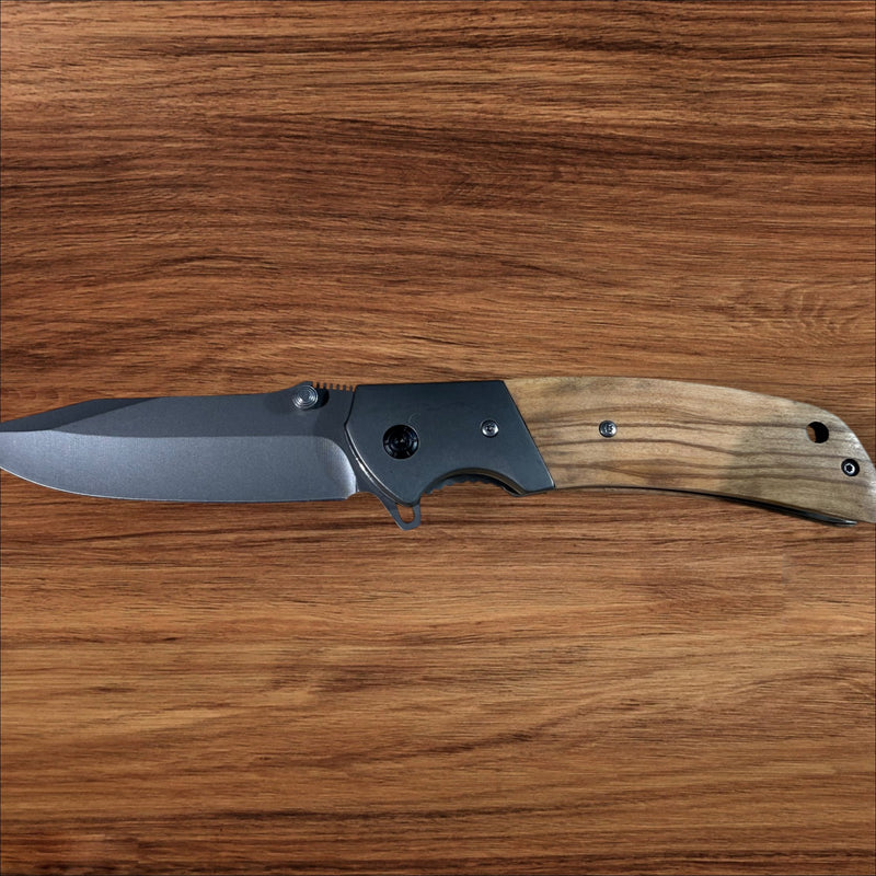 Load image into Gallery viewer, Round Olive Wood Knife
