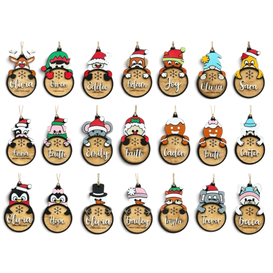 Christmas Character Ornamanets - Trail and Timber Co