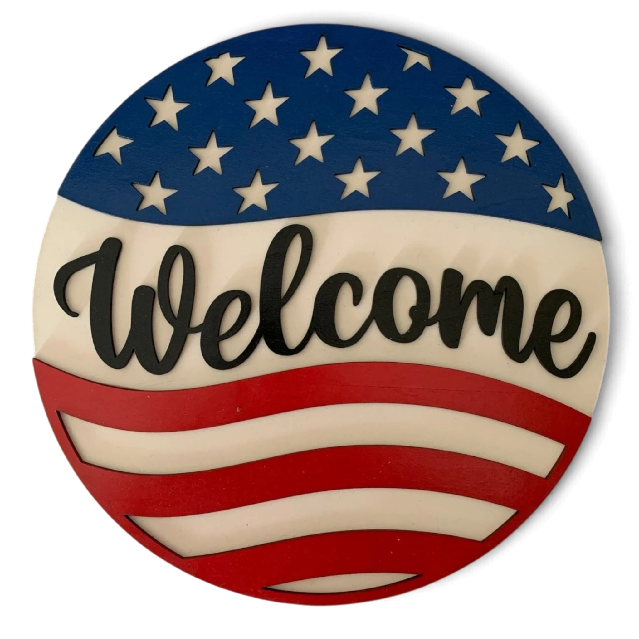 Patriot Welcome Sign - Trail and Timber Co