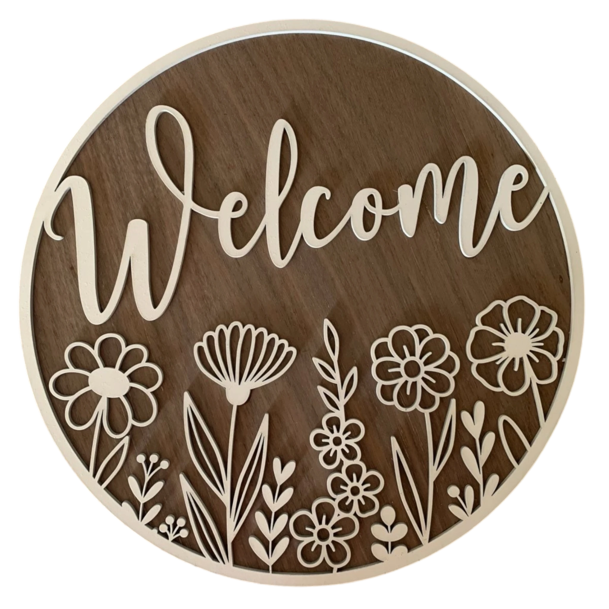 Flower Welcome Sign - Trail and Timber Co