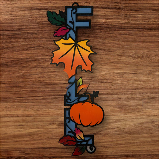 Fall Pumpkin Door Sign