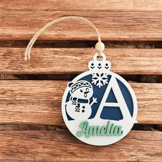 Letter Ornaments (wood) - Trail and Timber Co