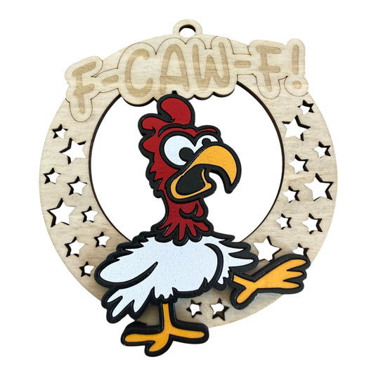 FCAWF Chicken Ornament