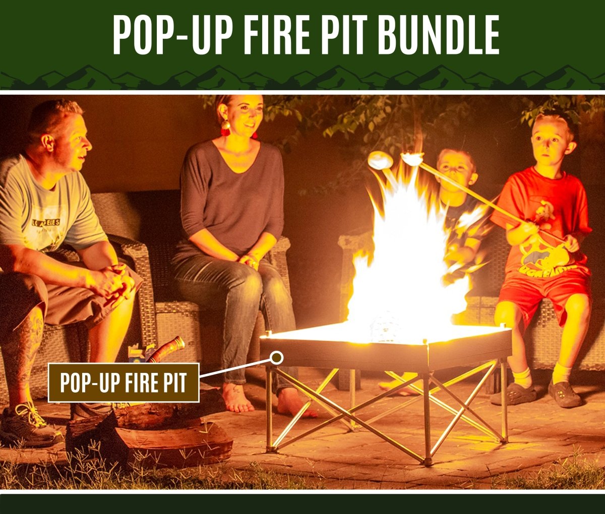 Pop - Up Fire Pit Base Kit - Trail and Timber Co