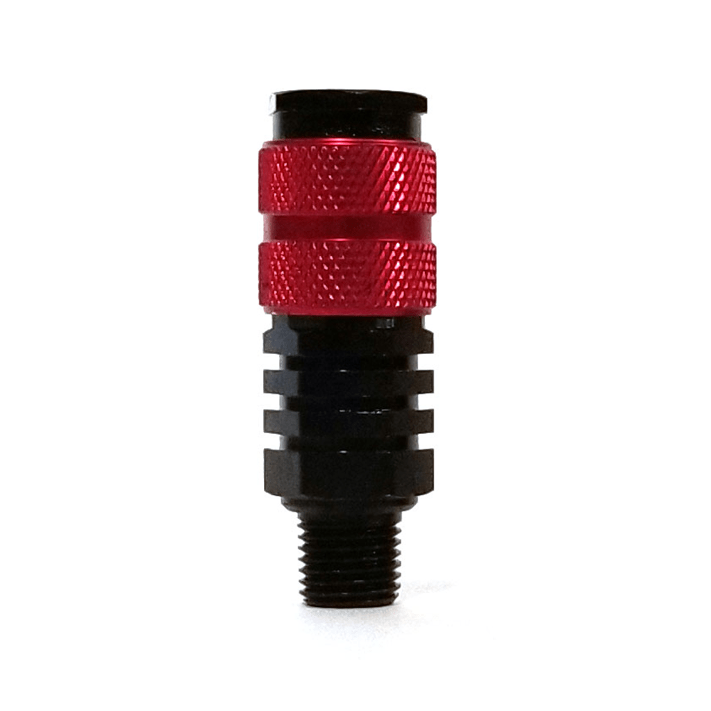 Power Flow 3 - Industrial Interchange Air Hose CLOSED Coupler 1/4" NPT Thread - Trail and Timber Co