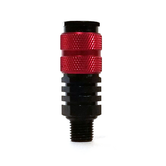 Power Flow 3 - Industrial Interchange Air Hose CLOSED Coupler 1/4" NPT Thread